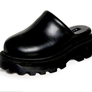 Simon Miller Black Bubble Grip Mules